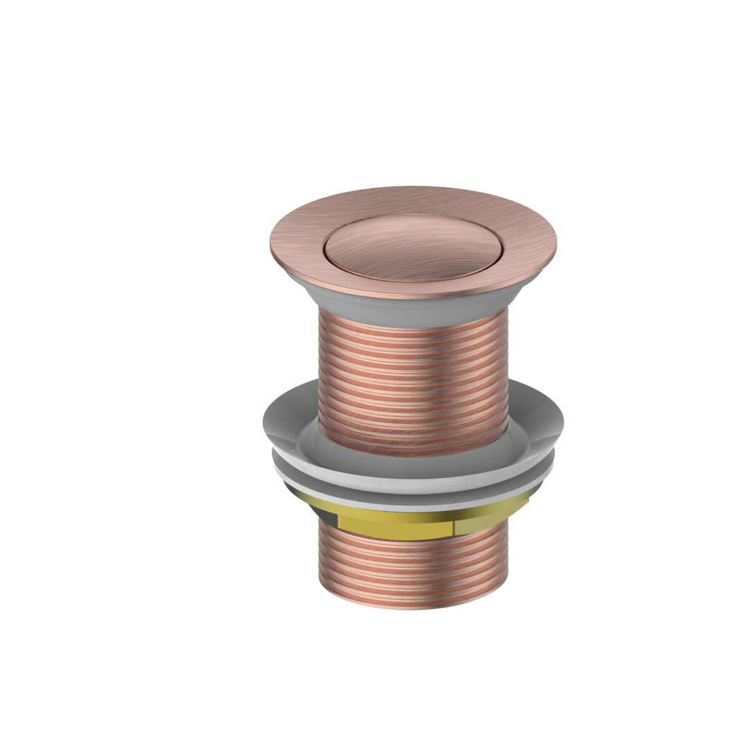 Greens Basin Waste Pop-Up Brushed Copper