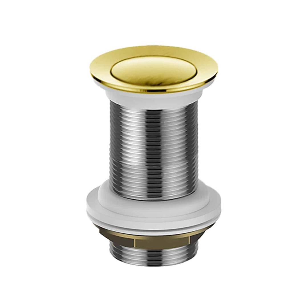Greens Basin Waste Pop-Up Brushed Brass