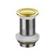 Greens Basin Waste Pop-Up Brushed Brass