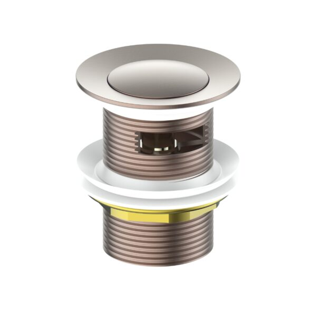 Greens Basin Waste Pop-Up W/Overflow 40mm Pvd Brushed Bronze