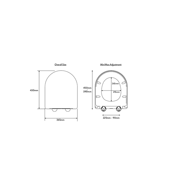 Croydex Eyre Toilet Seat White
