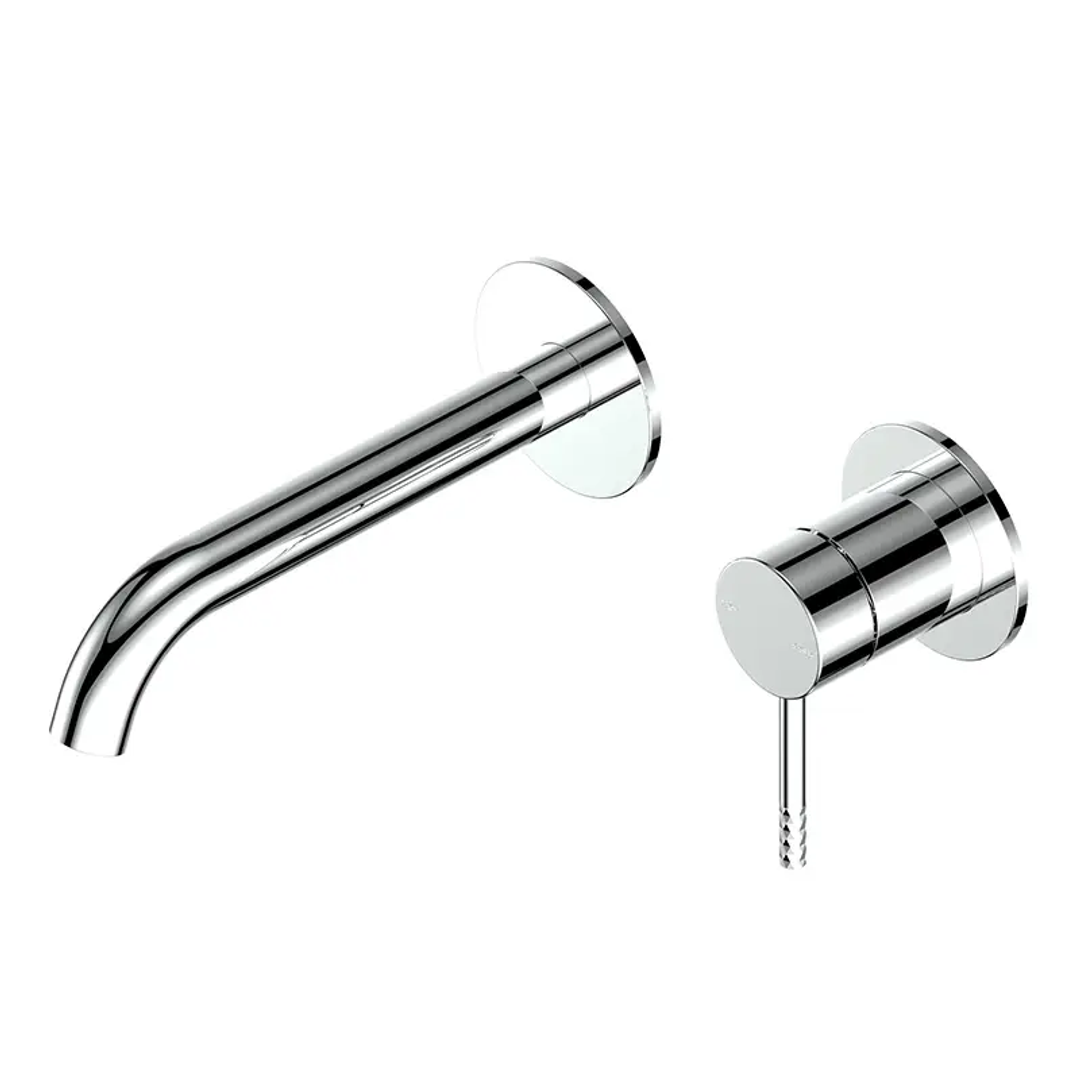 Greens Optima Plus Wall Basin / Bath Mixer Chrome