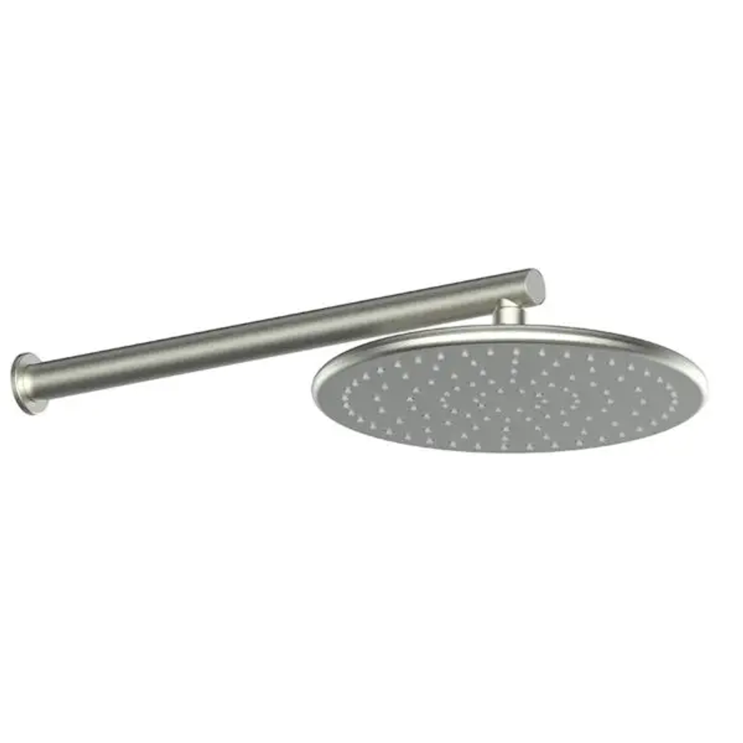Greens Optima Plus Wall Shower Brushed Nickel