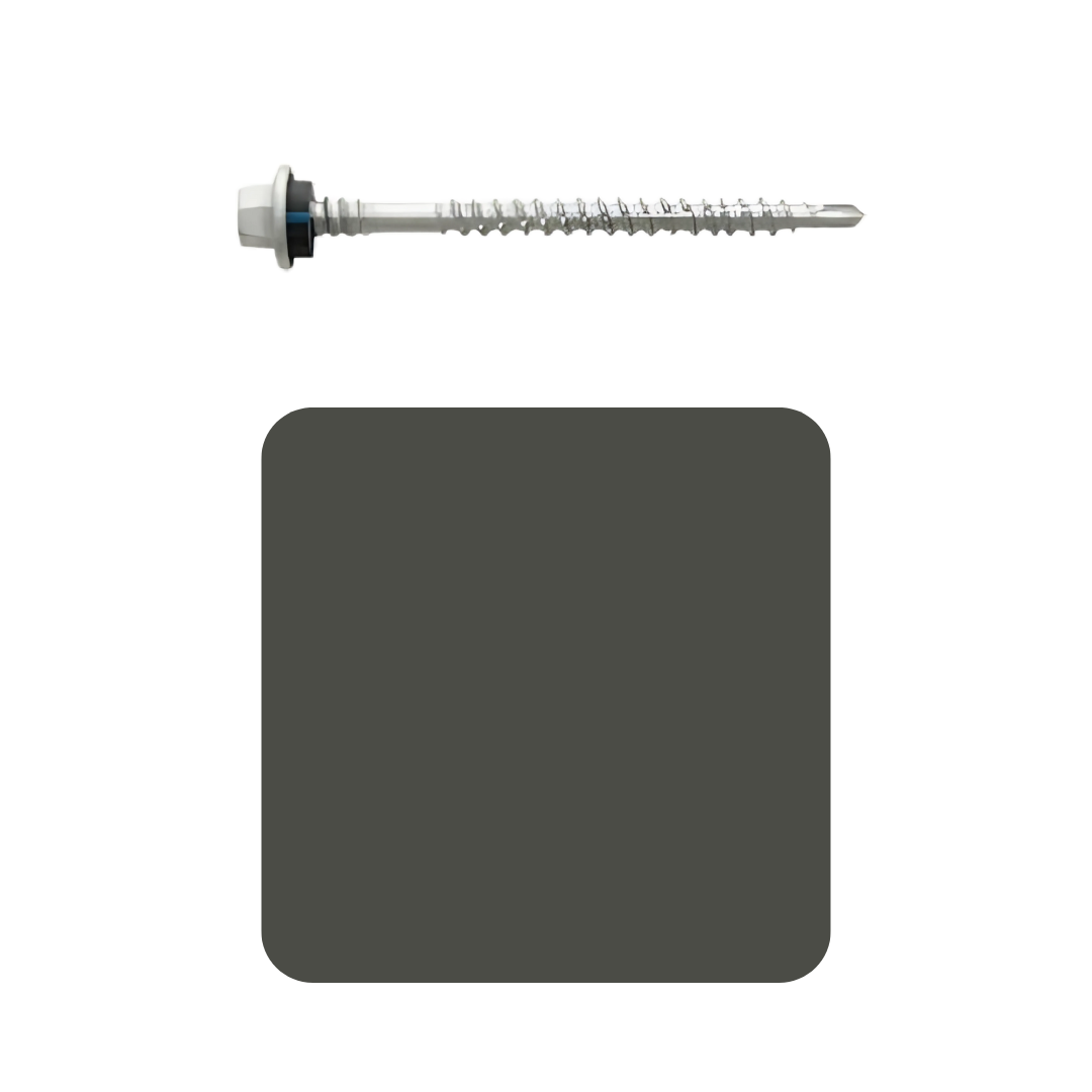 Roofing Screw Timber/Metal M6# 65mm Colorbond (1000 Pack)