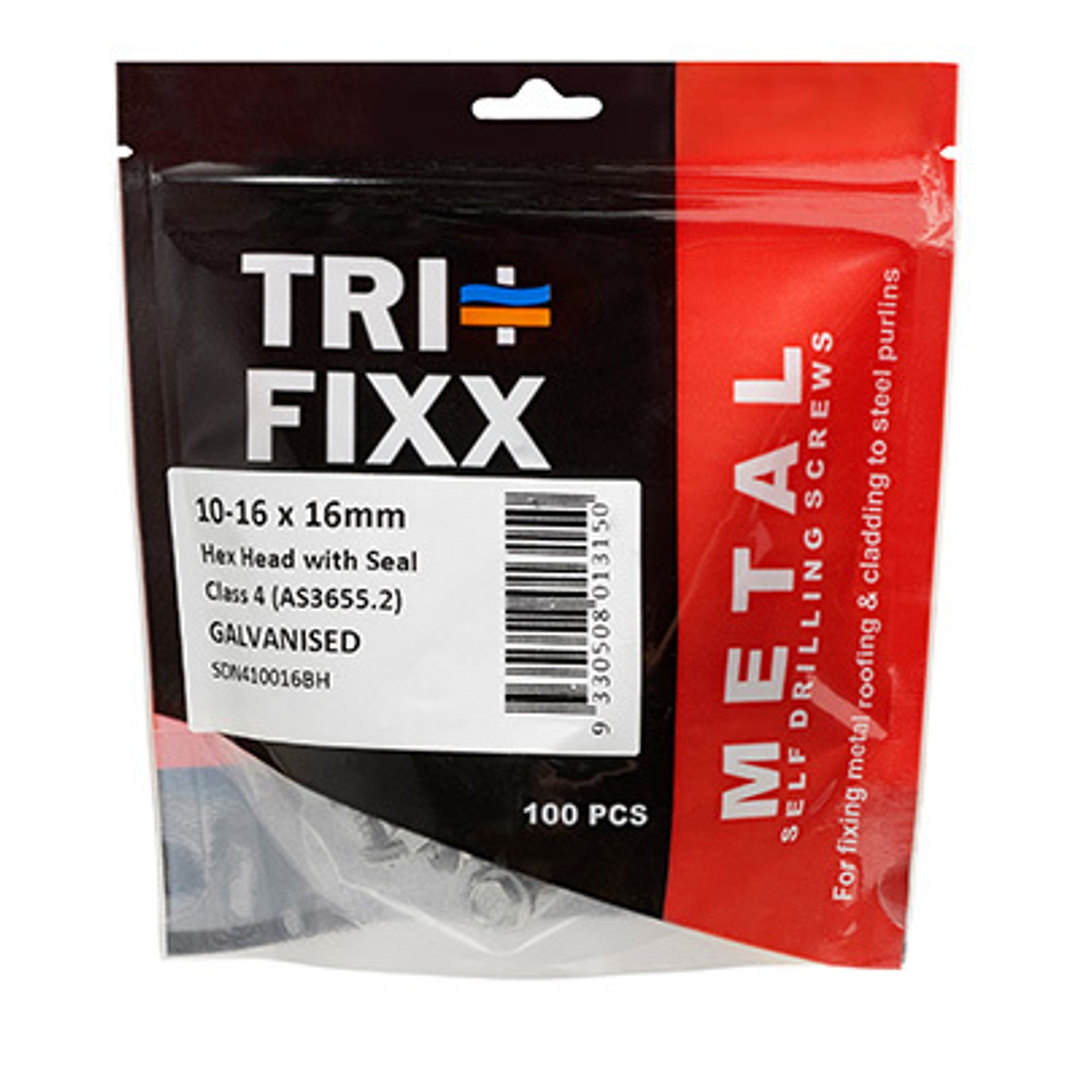 Roofing Screw 10# Metal (100 Pack)