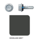 Hex Head Seal Screw 4 10# X 16Mm (100) Woodland Grey (Sg)