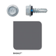 Hex Head Seal Screw 4 10# X 16Mm (100) Basalt