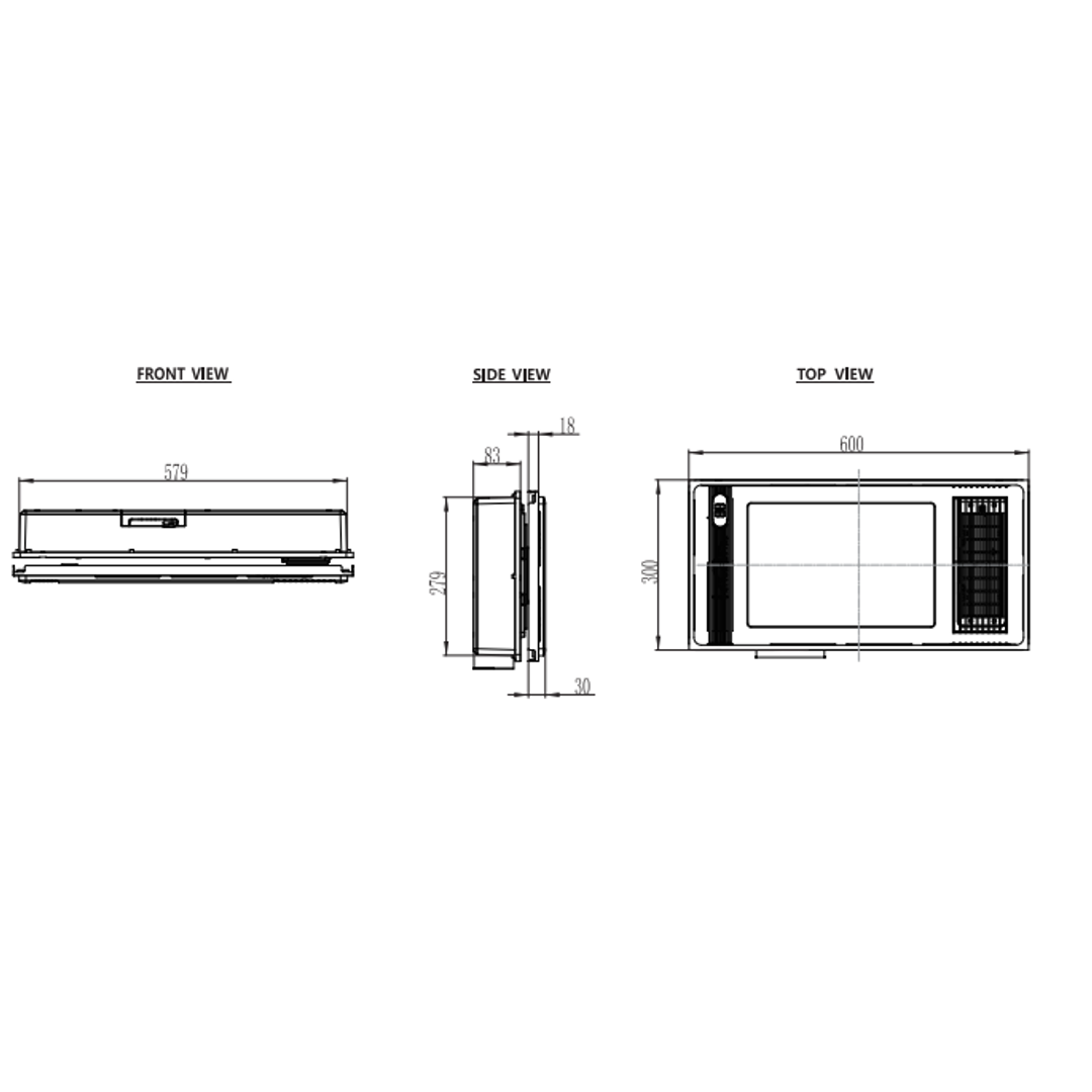 Zumi Remo 4 In 1 Heat Module Bathroom Ceiling Heater S 600