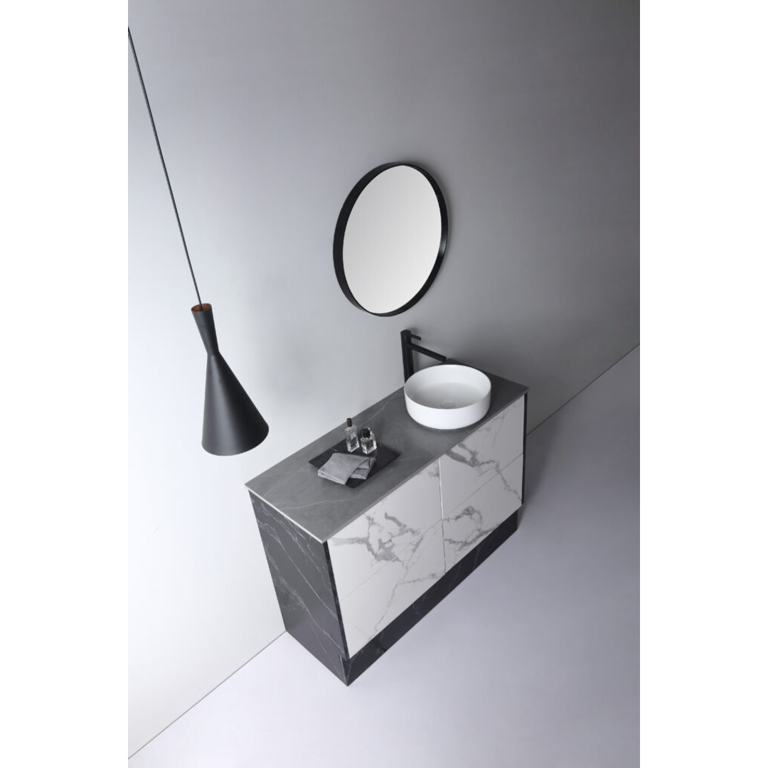 Aulic Dove Matt White Above Counter Basin 360X360X120Mm