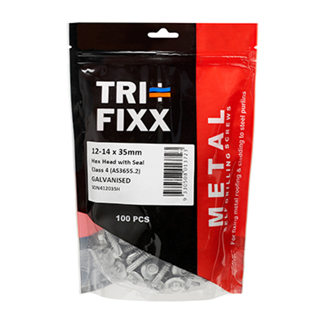 Roofing Screw 12# Metal (100 Pack)