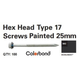 Hex Head Wood #17 Screw With Neo 12#X25 (100) Monument