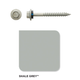 Hex Head Wood #17 Roofing Screw 12#X65 (1000) Shale Grey (Gg)