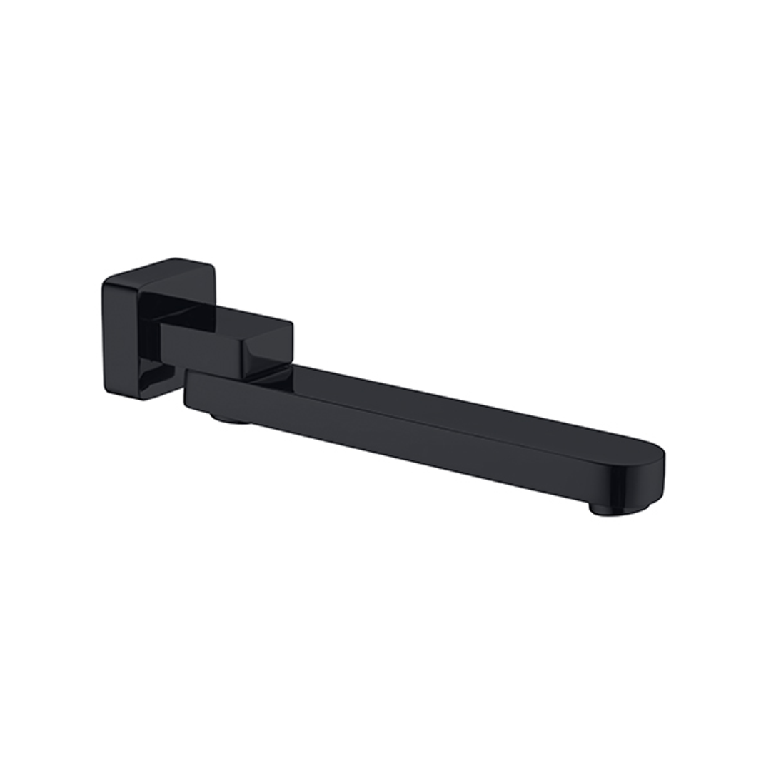 Bianca/Ecco Swivel Bath Spout Matt Black