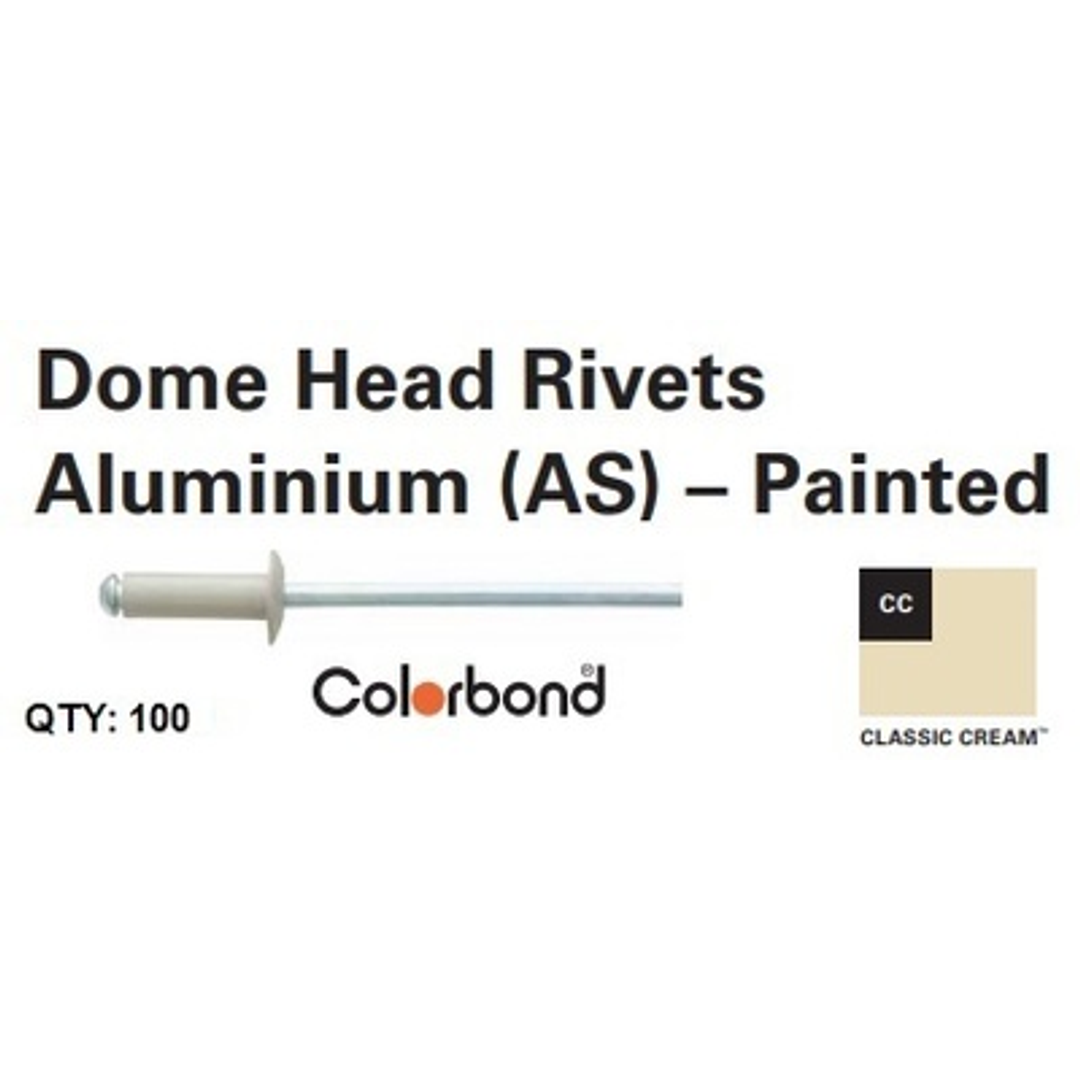 Blind Rivets 4-3 (3.2x4.8) (100 Pack) Colorbond