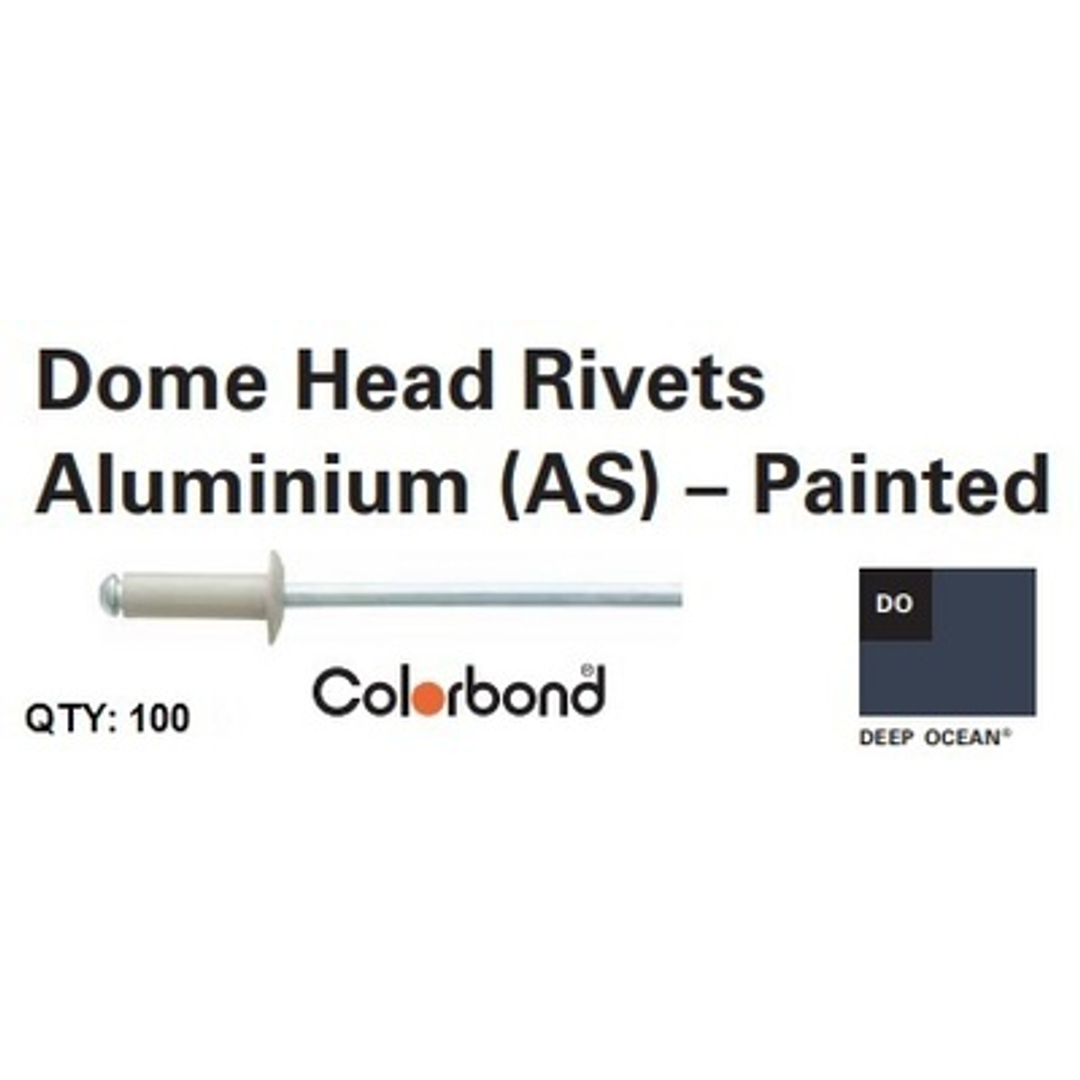 Blind Rivets 4-3 (3.2x4.8) (100 Pack) Colorbond
