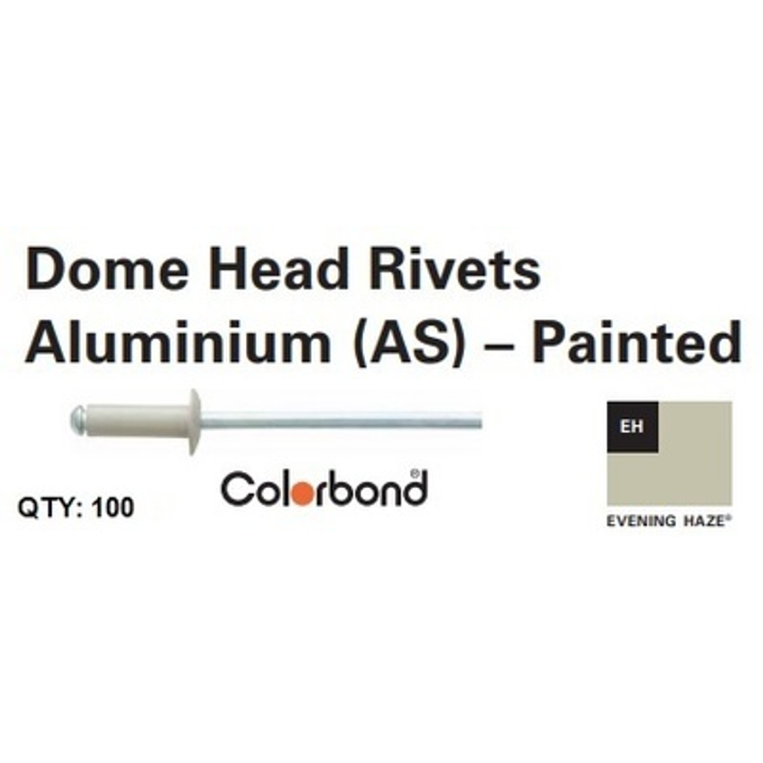 Blind Rivets 4-3 (3.2x4.8) (100 Pack) Colorbond