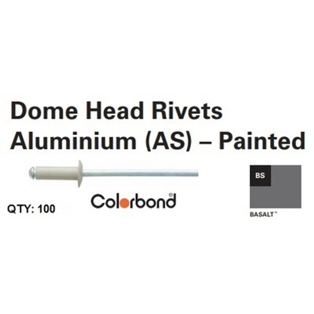 Blind Rivets 4-3 (3.2x4.8) (100 Pack) Colorbond