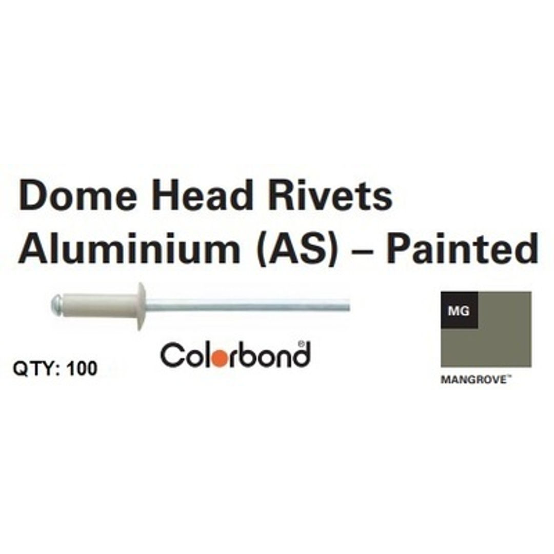 Blind Rivets 4-3 (3.2x4.8) (100 Pack) Colorbond
