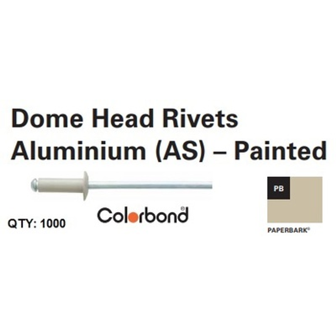 Blind Rivets 4-3 (3.2x4.8) (1000 Pack) Colorbond