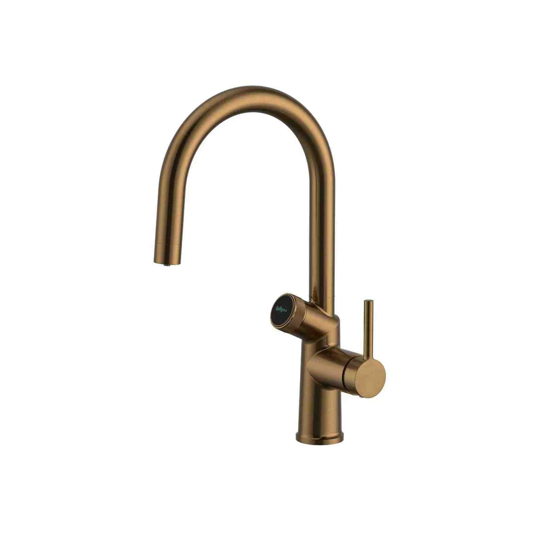 Zumi Springwhat 6 In 1 Blue And Red Tap Brushed Bronze