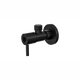 LINSOL Zarah S2 Quarter Turn Dual Control Cistern Tap Matte Black