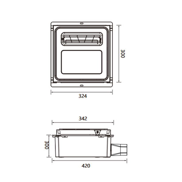 ZUMI REMO HEAT MODULE BATHROOM CEILING HEATER XD-AYB-ZM-01