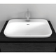 Studio Bagno Soul 4 Inset Basin 0 Tap Hole White