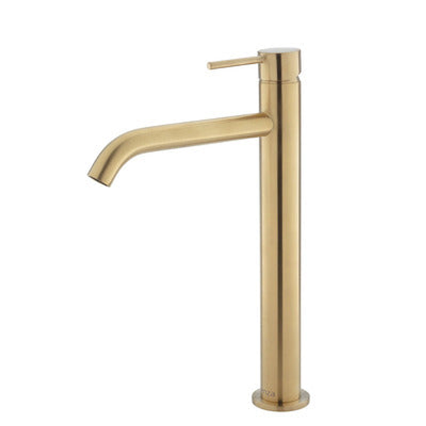 Fienza Kaya Tall Basin Mixer Urban Brass