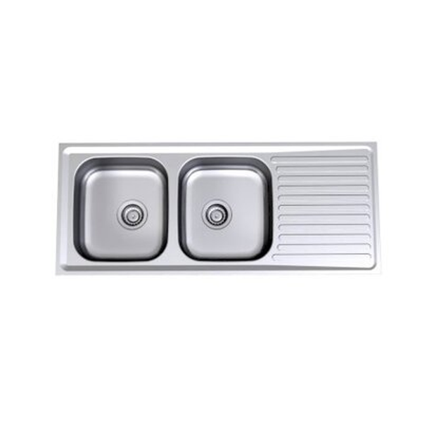 Stylus Radiant 1200mm 1.75 End Bowl Sink R175-Mk2 1 Tap Hole  Right Hand