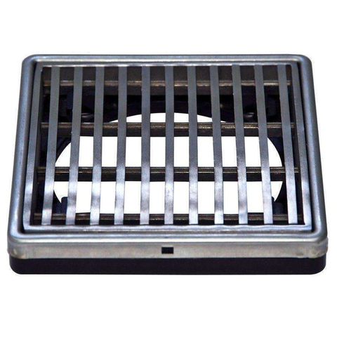 Allproof Elegance 100mm Cyclone S/S O Wire Floor Grate