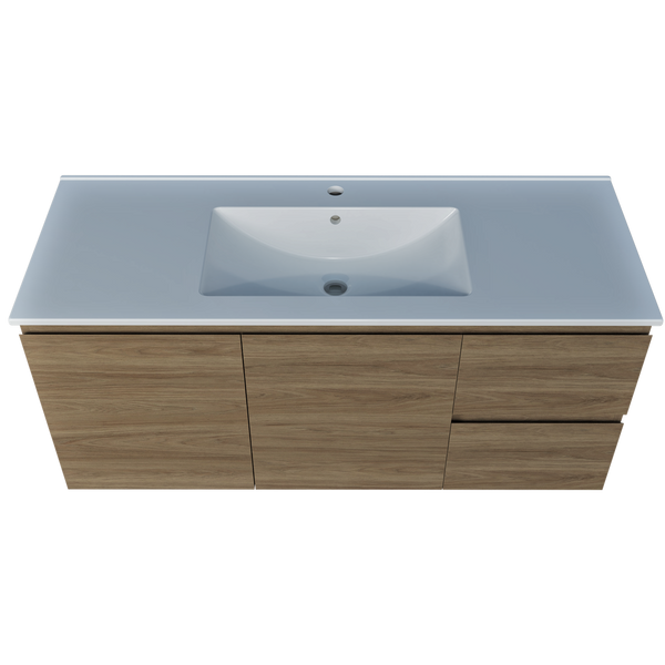 Harmony Vanity 1200mm, Centre Bowl Alpha Top, Wall Hung
