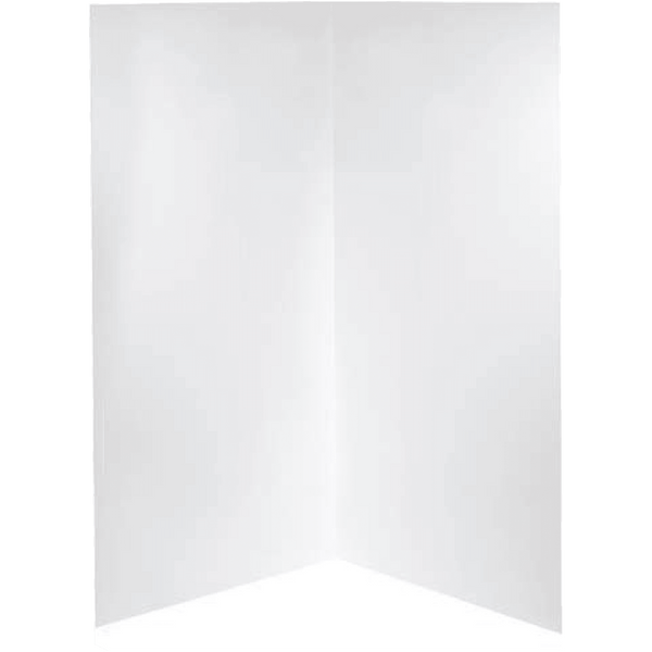 Marbletrend Plain Shower Wall 900mm X 900mm White
