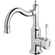 Phoenix Nostalgia Basin Mixer 160mm Shepherds Crook Chrome/White