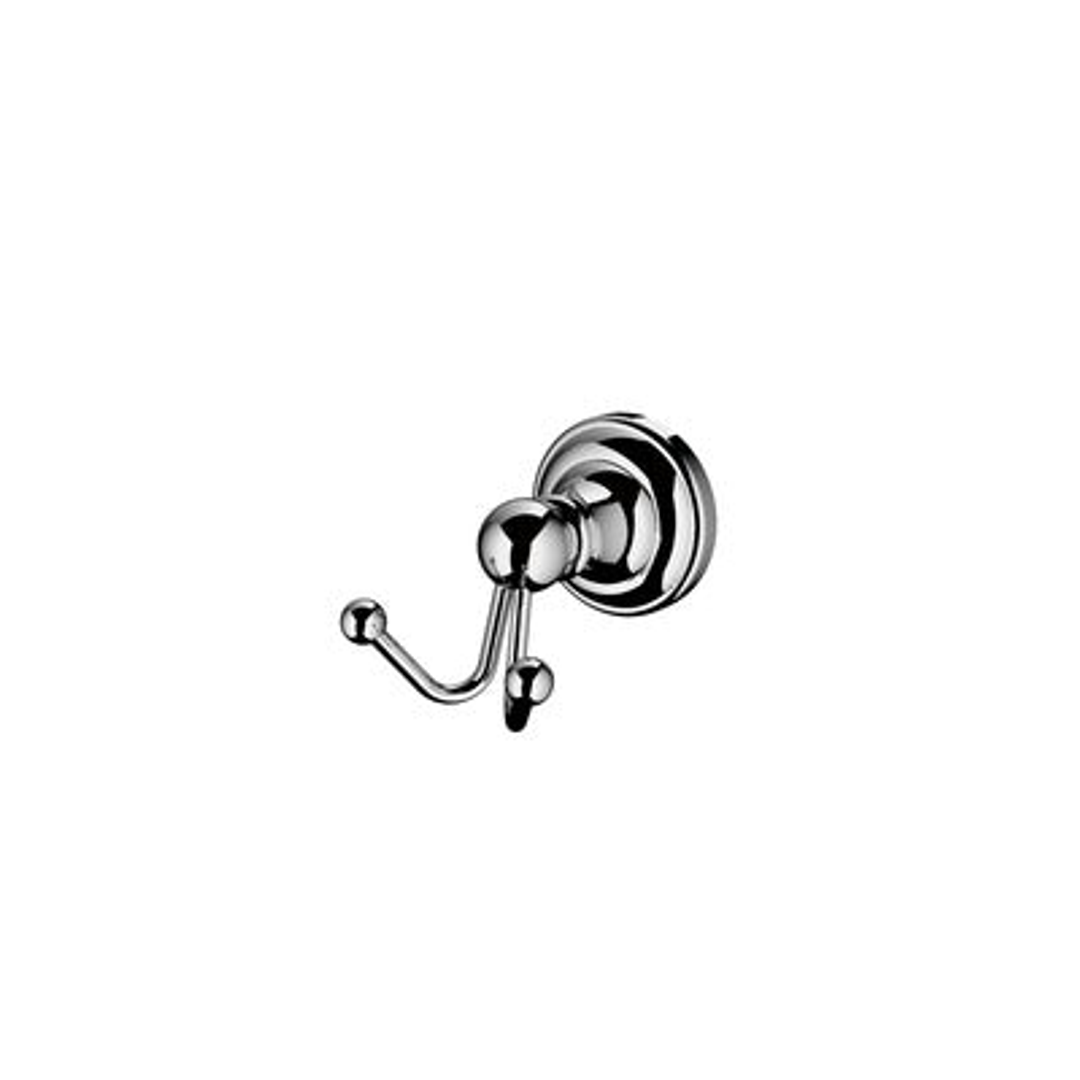 Hermitage Double Robe Hook(Design Range; Parisi P#:He.Hkd)