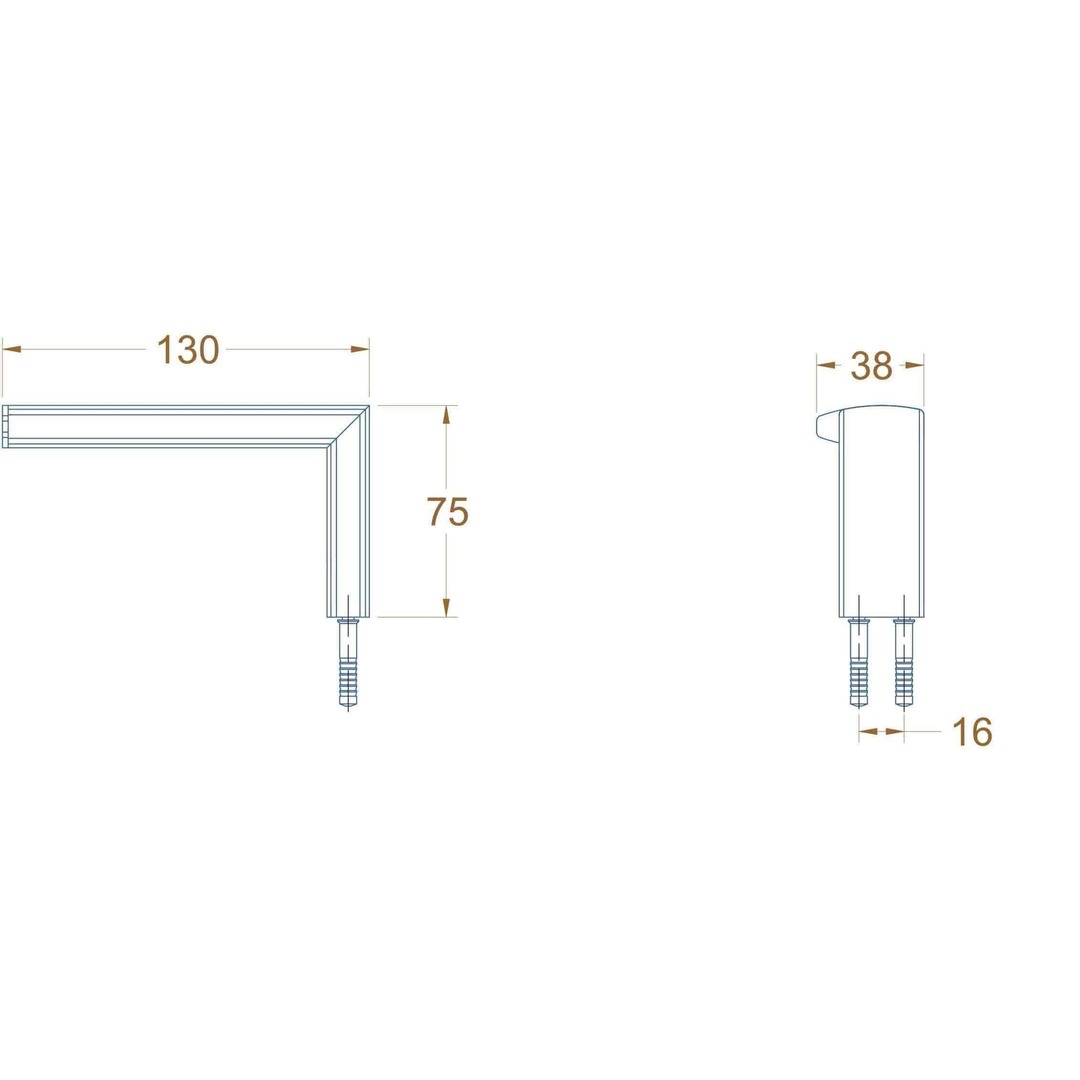 Avenir Xylo Toilet Roll Holder Right Facing Chrome