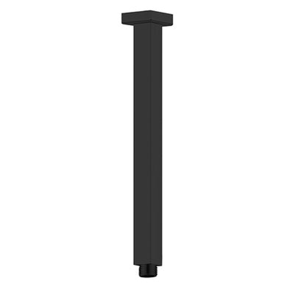 Nero 300Mm Square Ceiling Arm Matt Black