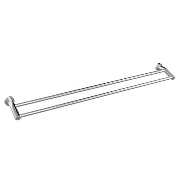 Ausboard Dlx Double Towel Rail  900mm Chrome