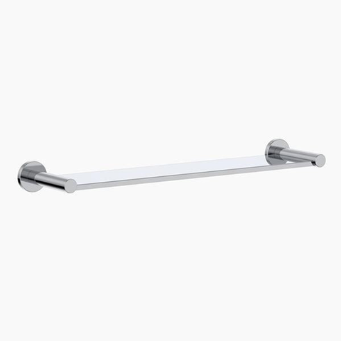 Clark Round Metal Shelf - Chrome 400mm