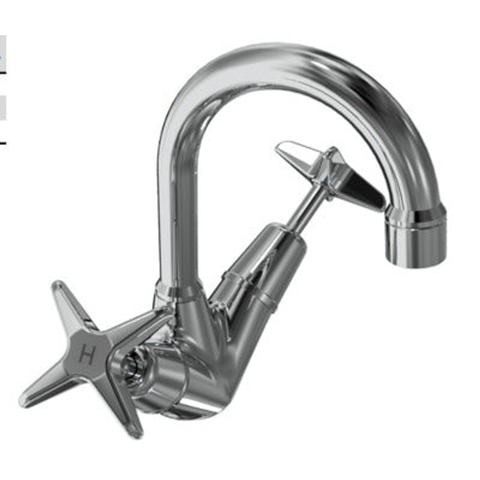 Ram Southern Cross Twin Basin Tap Chrome