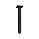 Fienza Square Ceiling Dropper 450mm Matt Black 422115C