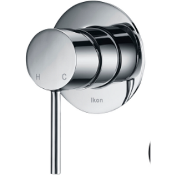 Bella Vista Ikon Hali Wall Bath & Shower Mixer Chrome