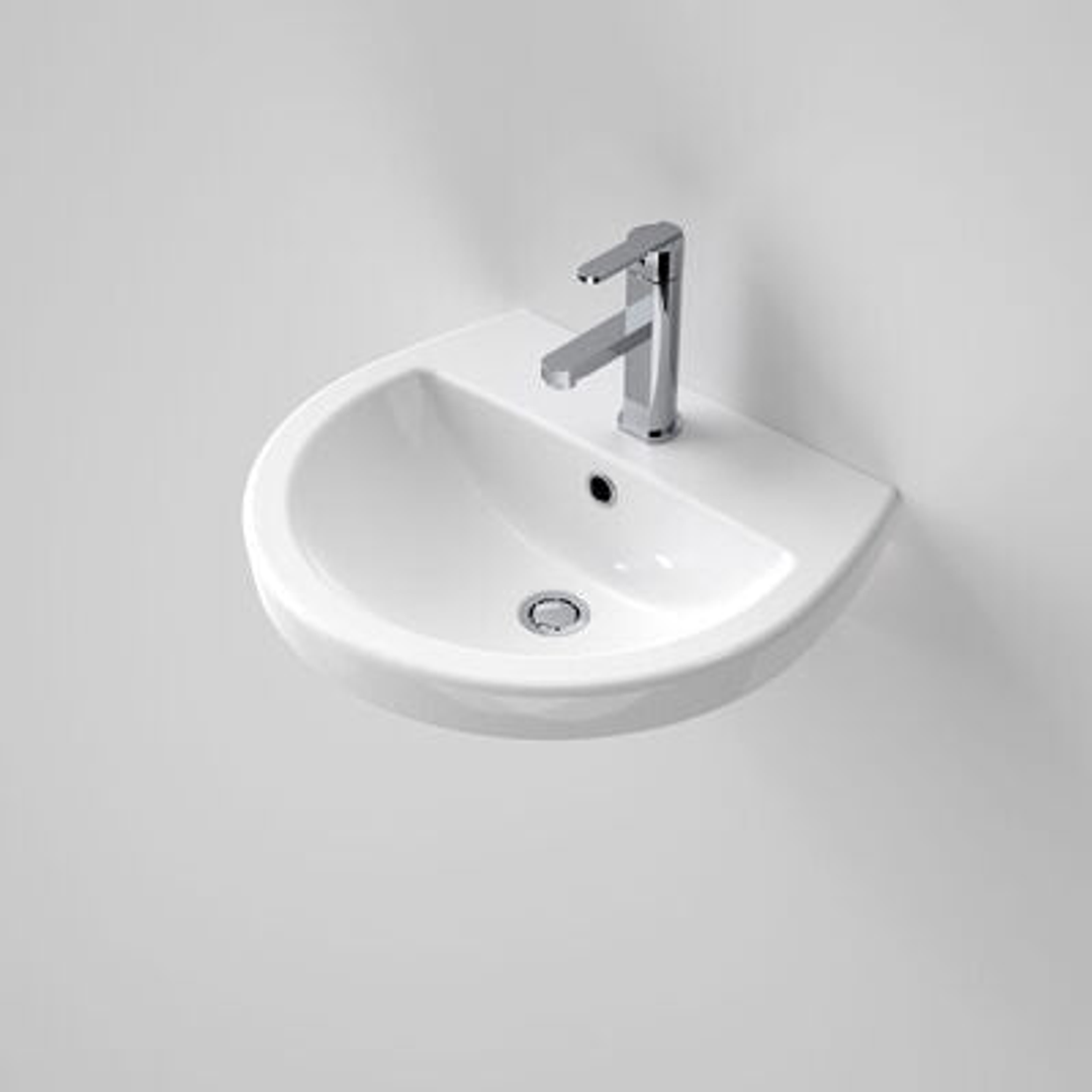 Caroma Cosmo Wall Basin 500mm X 440mm 3Th White