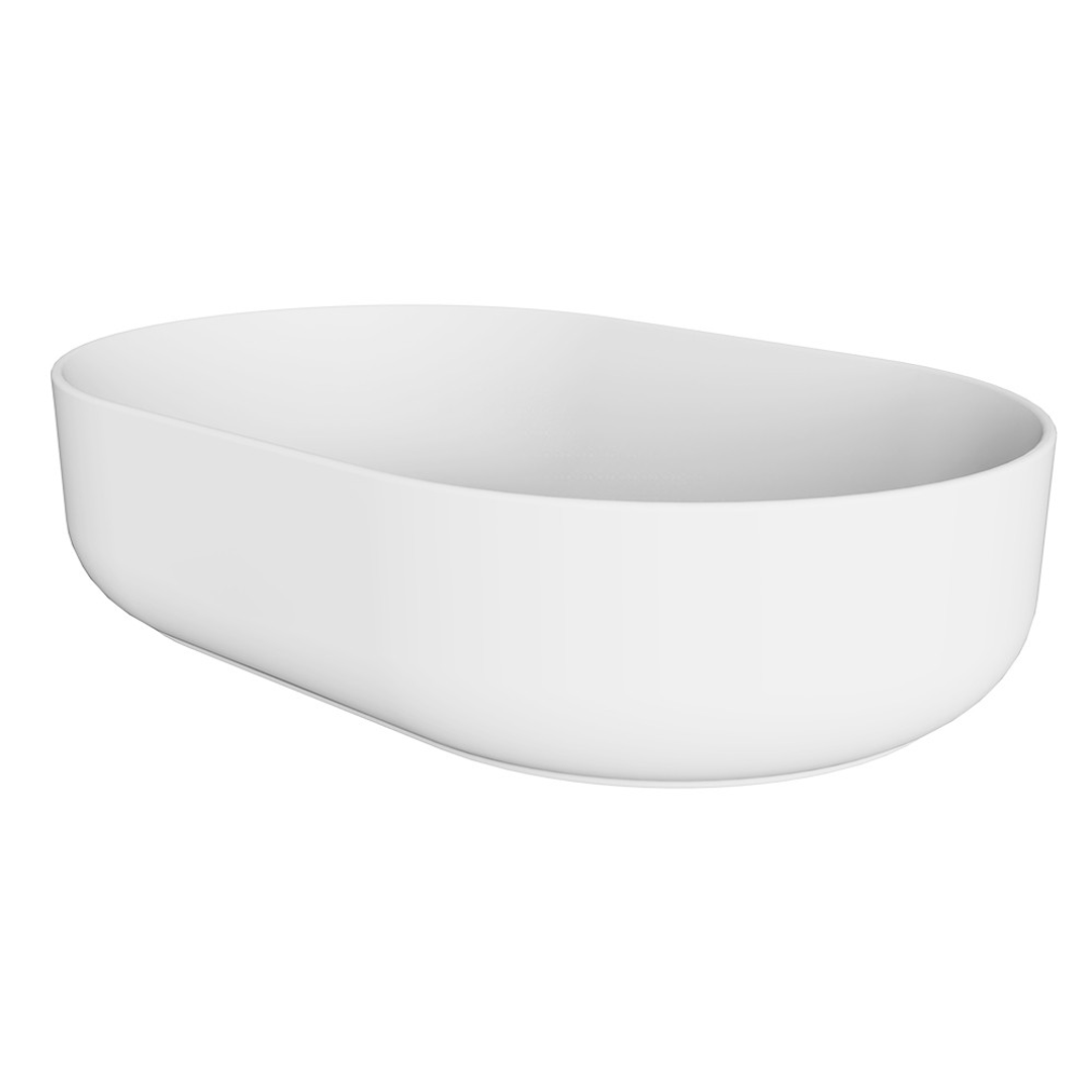 Streamline Arcisan Above Counter Basin 580 X 380 X 140Mm Matte White