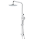 Streamline Axus Shower Column Dual In Div 250Mm Head Air-Fusion H/Shower Chrome