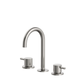 Streamline Axus Pin 227 X 127Mm Arch Spout Basin Set Brushed Nickel