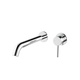 Streamline Axus Pin Wall Mount 220Mm X 22Mm Dia Spout Basin Mixer Brushed Iron Pvd