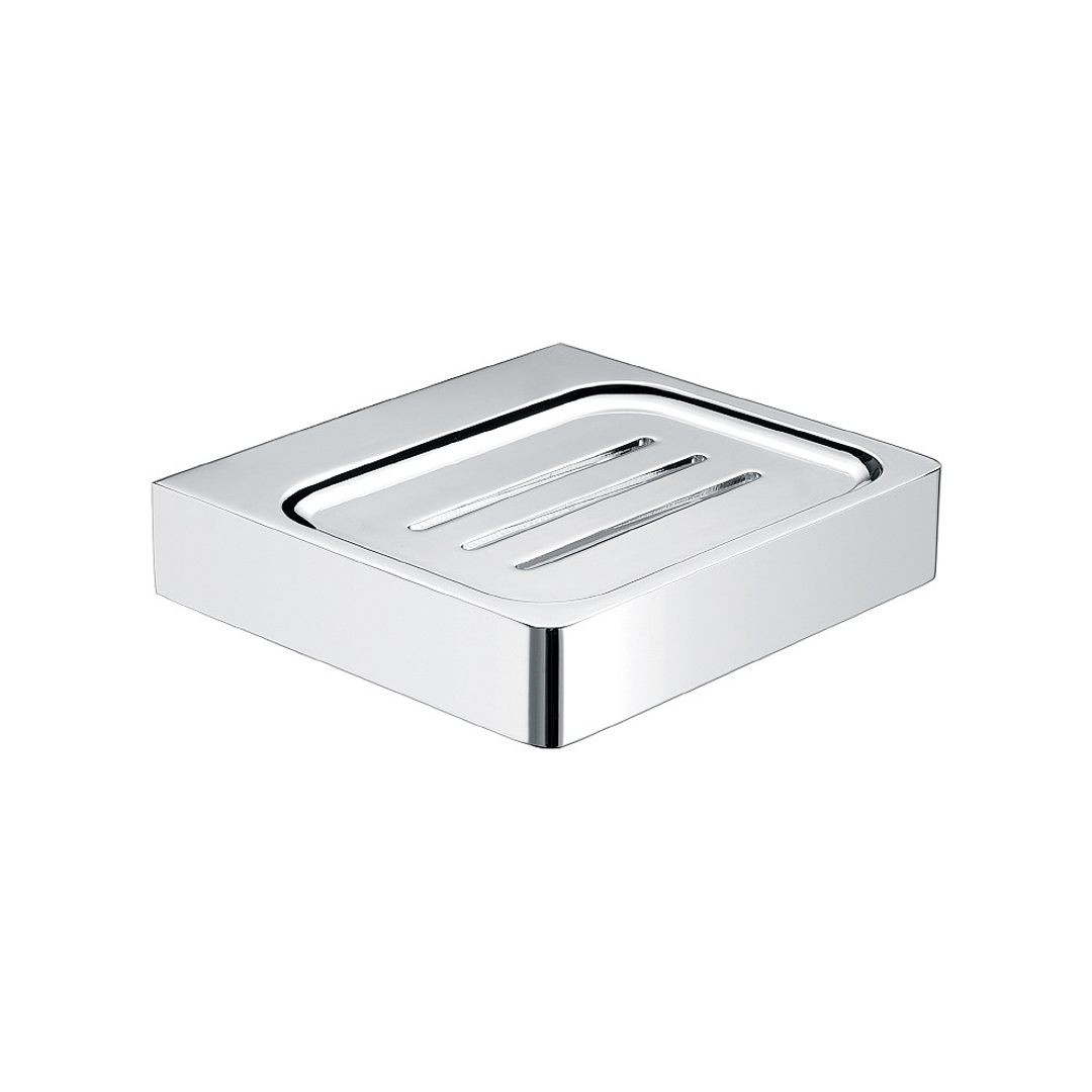 Streamline Eneo Soap Dish With 3 Drain Slots - Satin Nickel PVD