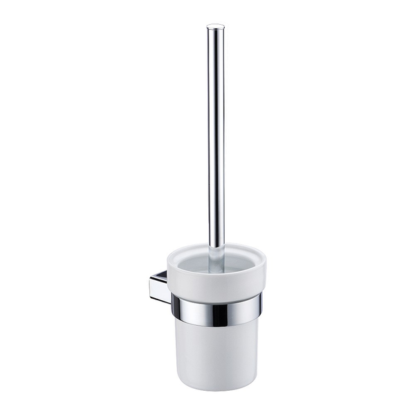 Streamline Eneo Toilet Brush With Ceramic Holder - Rose Gold PVD