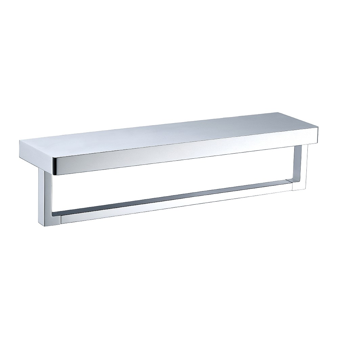 Streamline Arcisan Eneo Shelf With Towel Rail 40cm - Chrome