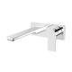 Streamline Kibo Wall Mount Basin Mixer 200Mm Spout Ext Only Chrome